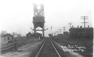 C.R.I. amp; P. Railroad Yard at Altamong, MO 1914