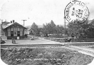 Railroad Junction at Gallatin, MO 1909