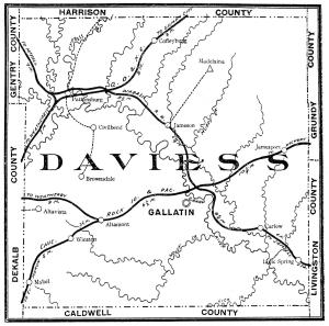 Railroads in Daviess County 1902