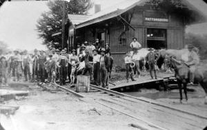 Pattonsburg Wabash Depot After 1909 Flood