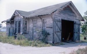 Rock Island depot at Winston in 1985