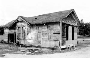 Renovating Winston's Rock Island Train Depot 1986