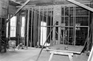 Renovating Winston's Rock Island Train Depot 1989