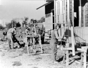 Renovating Winston's Rock Island Train Depot 1989