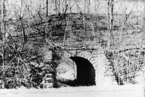 Rock Island Culvert East of Winston, MO 1989