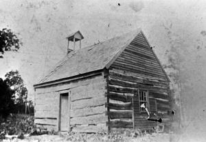One-Room Log Cabin School House