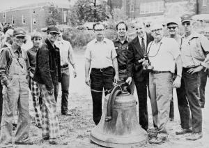 Gallatin Rotarty Relocates Old School Bell