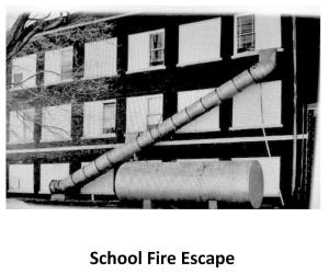 Jameson School Fire Escape Tube