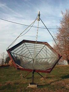 Early Satellite Dish for a Home Receiver