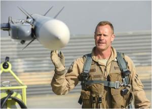 Brig. Gen. Sears on fini flight from Afghanistan