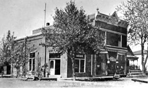 Winston Bank and Odd Fellows Lodge 1910